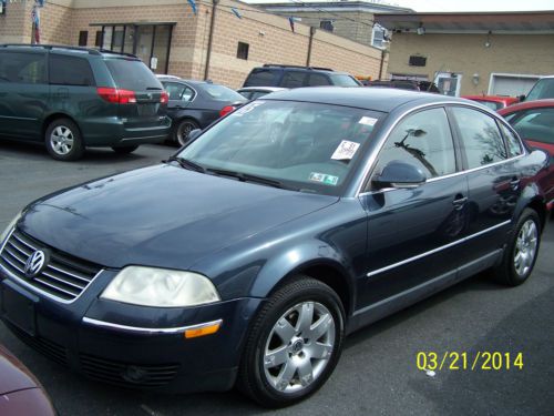 2005 passat gls leather moonroof low miles nr drive very good 1.8 turbo charged