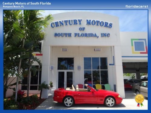 &#039;02 mercedes sl500 convertible 5.0l v8 auto low mileage niada certified warranty