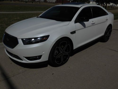 2013 ford taurus sho 3.5l turbo*awd*sunroof*xenon*navi*shade*cam*salvage*rebuilt