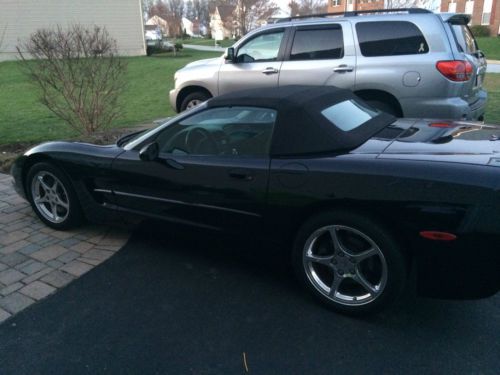 2001 corvette - black with only 22k miles!