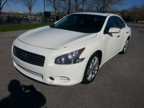 2012 nissan maxima sv sedan  loaded navigation back up cam salvage no reserve