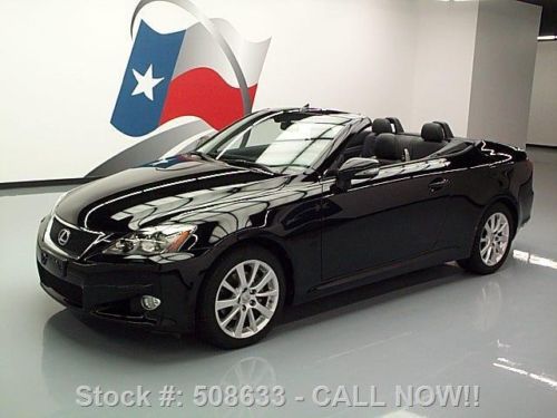 2010 lexus is250c hard top vent seats paddle shift 27k texas direct auto