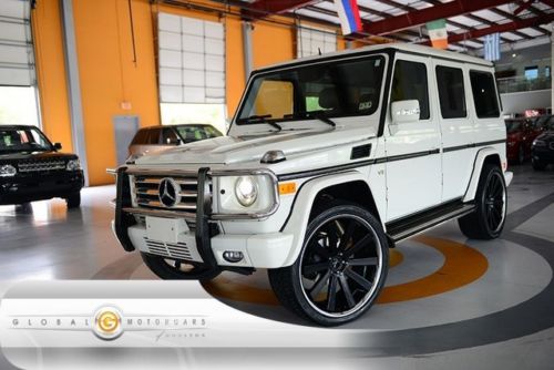 11 mercedes g550 awd 1 owner 47k harmon kardon nav pdc rear cam vent seats alloy