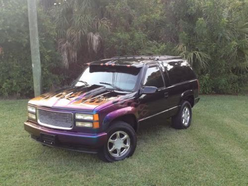 1995 gmc yukon sle  2-door florida truck custom chameleon paint