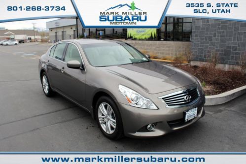 G37x 33k miles navigation awd leather gold keyless entry dual zone climate