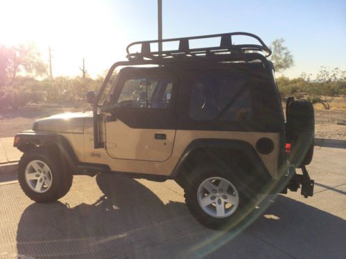 2000 jeep wrangler sport sport utility 2-door 4.0l 5-spd low 99k miles az jeep