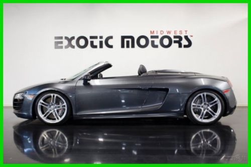 2012 audi r8 5.2 spyder v10 massive msrp $206k 3k miles only $149,888.00!!!