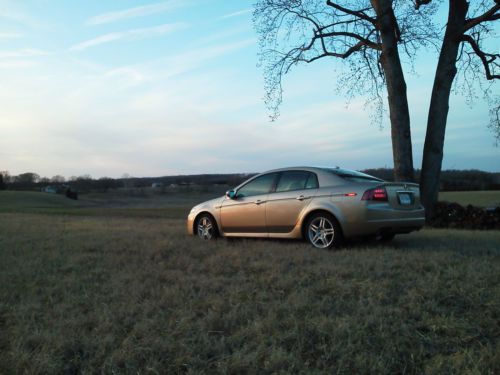 2007 fully loaded acura tl gold w/tan leather w/tech package/navigation