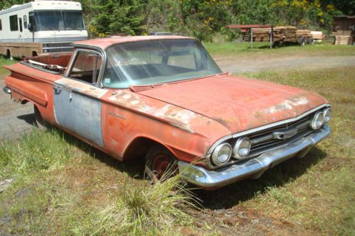 1960 chevy el camino,  6 cyl motor, needs restoration