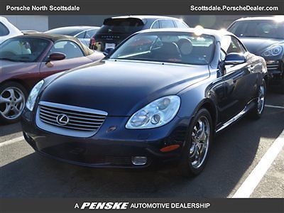 2dr convertible low miles automatic gasoline 4.3l dohc sfi 32-valve v8 indigo in