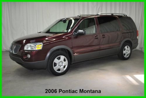 Pontiac montana sv6 3.5l one owner minivan only 82k no reserve