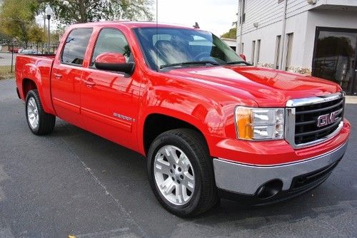 2007 gmc crew cab slt, 5.3, gm show truck, rear dvd, sunroof, 1 owner, fl truck