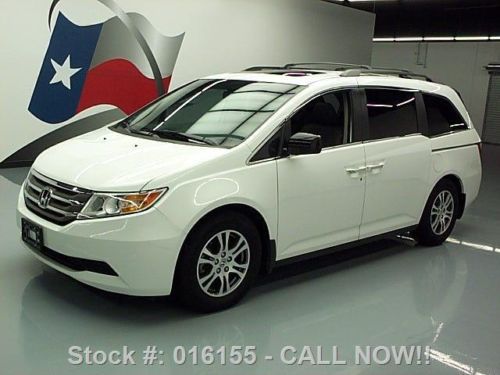 2012 honda odyssey ex-l htd leather sunroof nav 60k mi texas direct auto