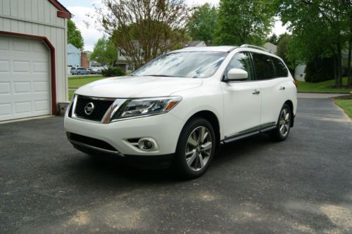 2013 nissan pathfinder platinum sport utility 4-door 3.5l 4x4