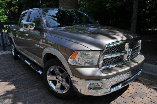 2010 ram laramie.no reserve.leather/navi/heat/cool/camr/tow/20&#039;s/salvage/rebuilt