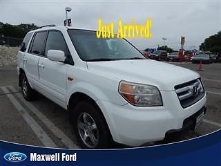 07 pilot ex-l 4x2, sunroof, leather, 3rd row, pwr equip, cruise,clean,we finance