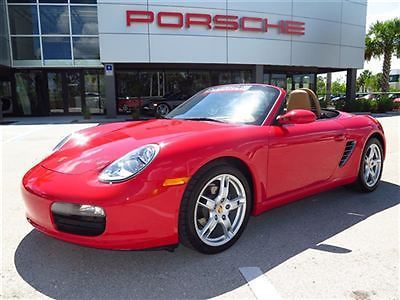 2006 porsche boxster 2.7l 1 owner tiptronic only 15k miles guards red bose
