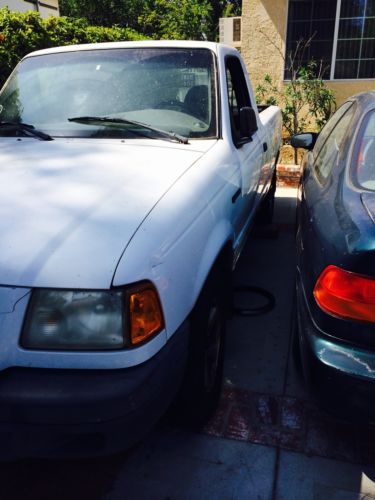 2001 white ford ranger mechanical special 2.5l v4 ca