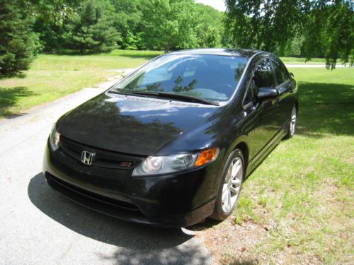 2007 Honda Civic SI Sedan Navigation Black 223K mi 100% original adult owned, US $6,890.00, image 5