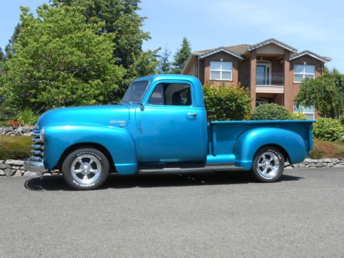 1951 chevrolet 3100-- shortbed-hotrod-streetrod