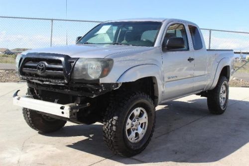 2005 toyota tacoma access cab 4wd damaged clean title runs! cooling good l@@k!!