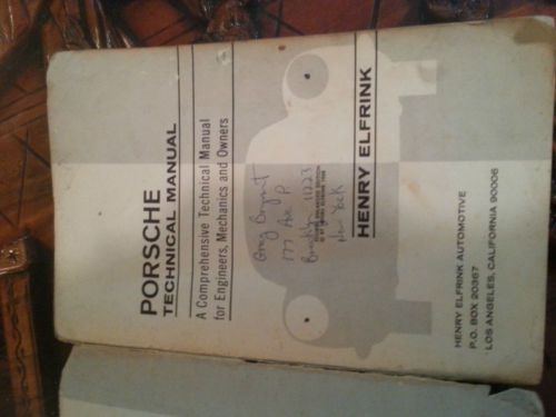 1965 Porshe Technical Manual Original, image 3
