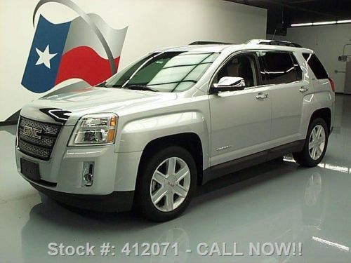 2010 gmc terrain slt-2 sunroof htd leather rear cam 41k texas direct auto