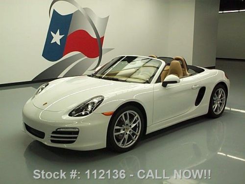 2013 porsche boxster roadster auto heated leather 13k texas direct auto