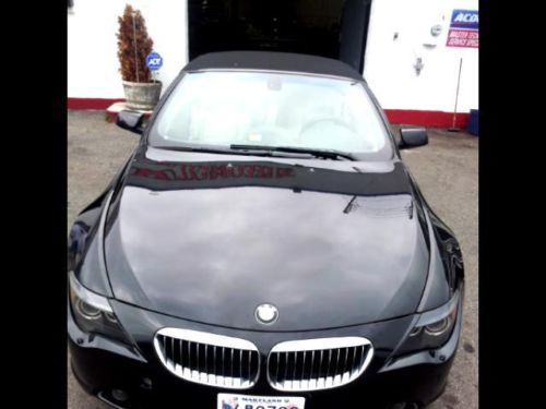 Black 645 ci convertible 2004    Sports package, US $19,000.00, image 2