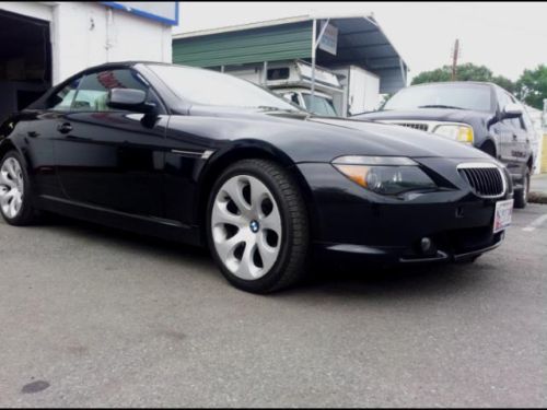 Black 645 ci convertible 2004    Sports package, US $19,000.00, image 3