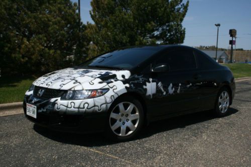 2011 honda civic 2dr lx coupe, custom hand airbrushed paint job, one of a kind
