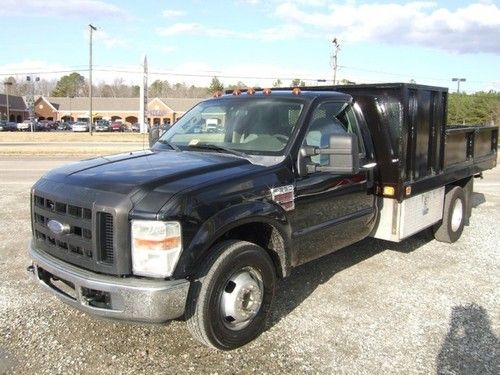 2008 ford f350 xl powerstroke diesel flat bed drw