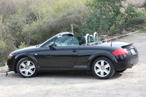 2003 audi tt 1.8t 2d convertible - black