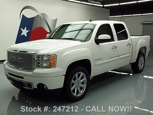 2009 gmc sierra denali crew awd sunroof nav 20's 45k mi texas direct auto