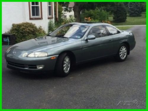 1992 lexus sc400, only 44k! moonstone pearl metallic, nav! radar, no rust, rare!