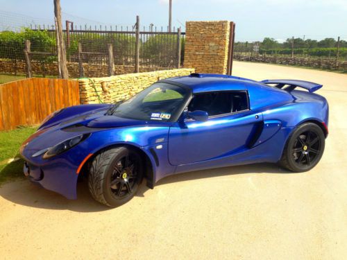 Beautiful magnetic blue 2007 lotus exige s