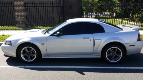 2001 ford mustang gt silver leather manual 4.6 w/boltons