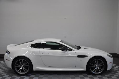 2013 aston martin v-8 vantage coupe  status white 426 miles msrp $157,440