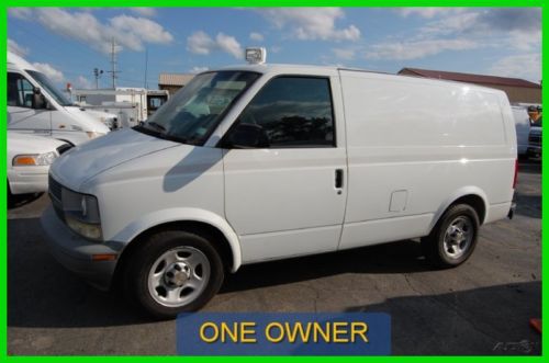 2005 used 4.3l v6 cargo safari work white auto shelves utility service 1 owner $