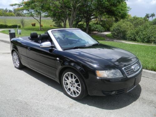 06 s4 cabriolet navigation clean carfax premium pkg heated seats xenon fl