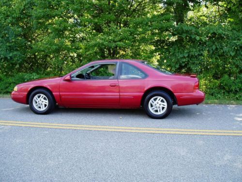 1997 ford thunderbird lx . 16k actual miles. no reserve . awesome car ..