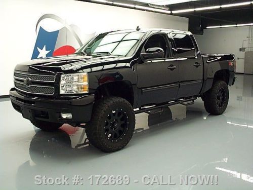 2012 chevy silverado ltz crew z71 4x4 lift nav 20&#039;s 40k texas direct auto