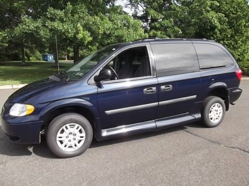 2005 dodge grand caravan vmi lowered floor van with power hidden wheelchair ramp