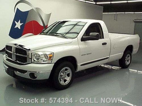 2007 dodge ram slt reg cab longbed 6-pass tow hitch 58k texas direct auto
