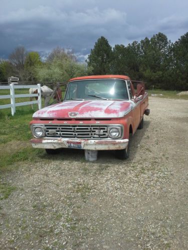 1964 ford-100 custom cab 1/2 ton pickup