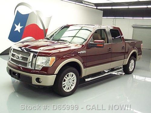 2010 ford f150 lariat crew climate seats nav tow 45k mi texas direct auto