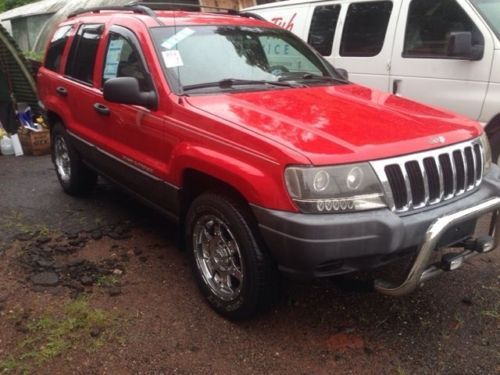 Sell Used 2000 Jeep Grand Cherokee Laredo 79k Low Miles Red 6cyl Auto