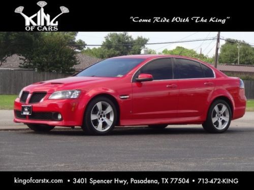 2008 pontiac g8 gt 6.0l v8 leather 2 owner carfax rear spoiler we finance