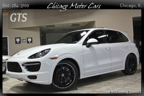 2013 porsche cayenne gts $101k+msrp 21 wheels pcm navigation white loaded wow