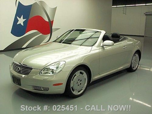 2002 lexus sc430 convertible hard top nav xenons 65k mi texas direct auto